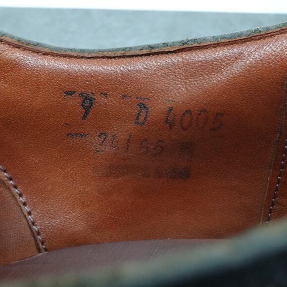 Allen Edmonds Shoes Mens Size 9 D Dark Brown McTavish Wingtip Brogue Leather - Picture 2 of 10